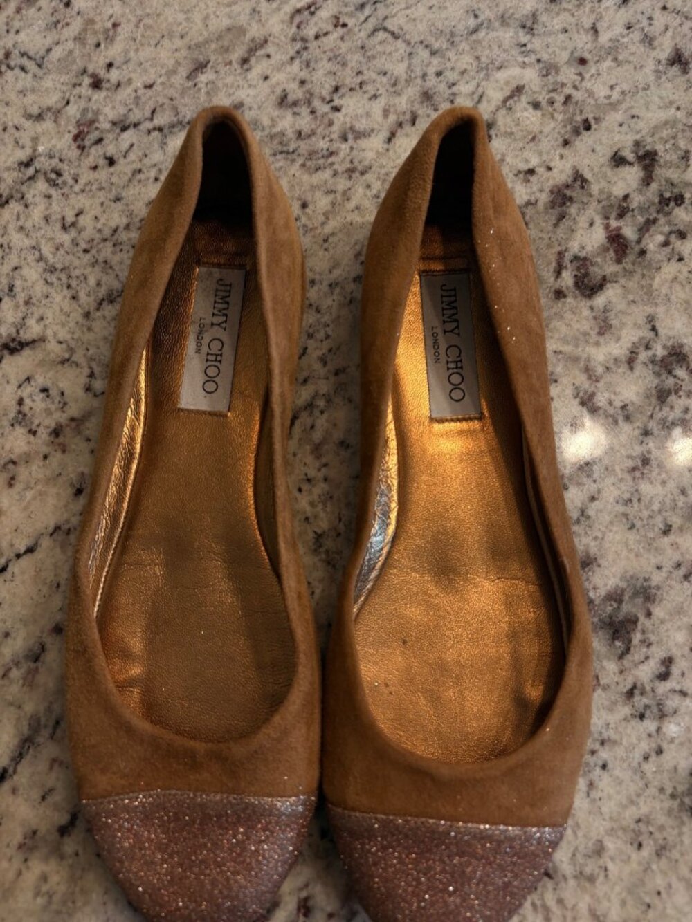 Jimmy Choo Hazel Ballerina Flats 38.5 - Picture 3 of 8